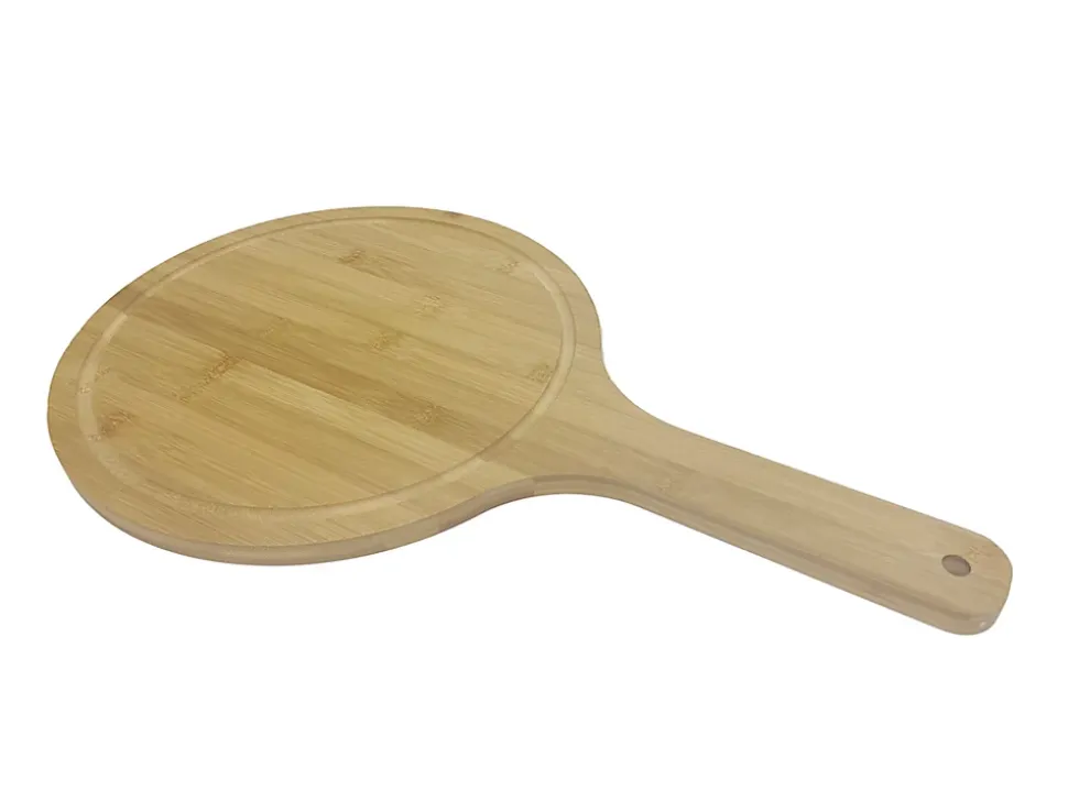 Planche à découper ronde en bambou Ornami