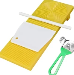 Planche à Gnocchis en Plastique Design incurvé jaune