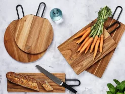 Planche à pain en bois d'acacia STINE - 39 x 13cm