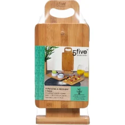Planche à tapas + support bambou - Beige- 5five