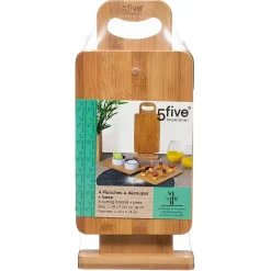 Planche à tapas + support bambou - Beige- 5five