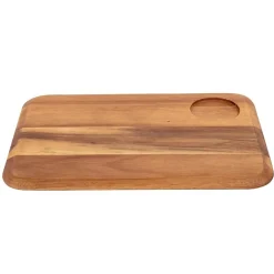 Planche de Présentation Arrondie en Acacia 340 x 240 mm - Olympia