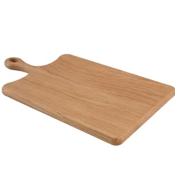 Planche rectangle avec rigole 39,5x21 cm en hêtre