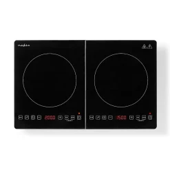 Plaque à induction Foyer: 2 3500 W Protection contre la surchauffe NEDIS