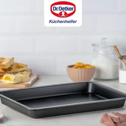 Plaque à pâtisserie à rebord extra haut 42 x 29 cm Dr Oetker Tradition