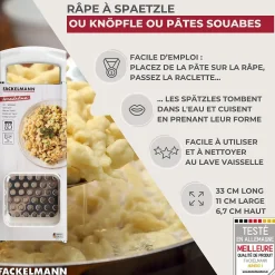 Plaque à spätzle 33 cm Fackelmann Handmade Tradition