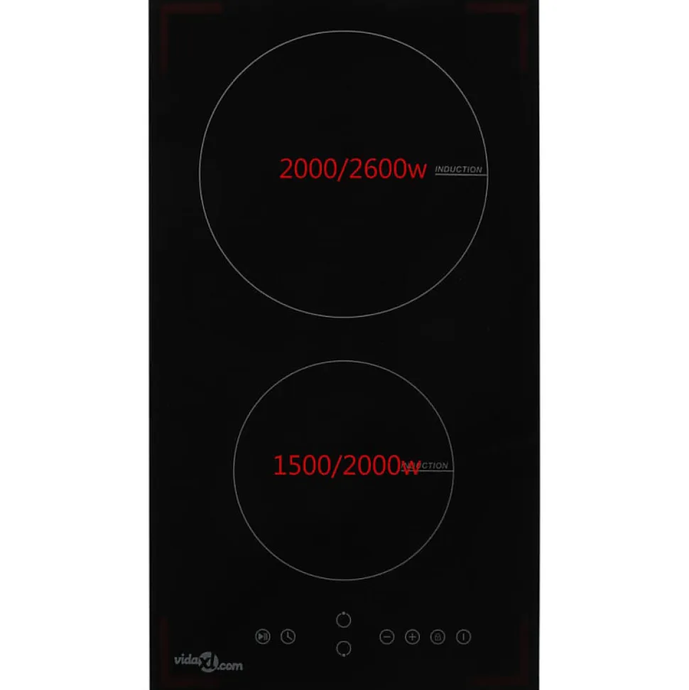 Plaque de cuisson à induction 2 brûleurs Contrôle tactile 3500W