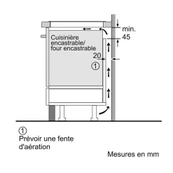 Plaque de cuisson à induction 80cm 5 foyers 7400w Neff T58FHW1L0 n70