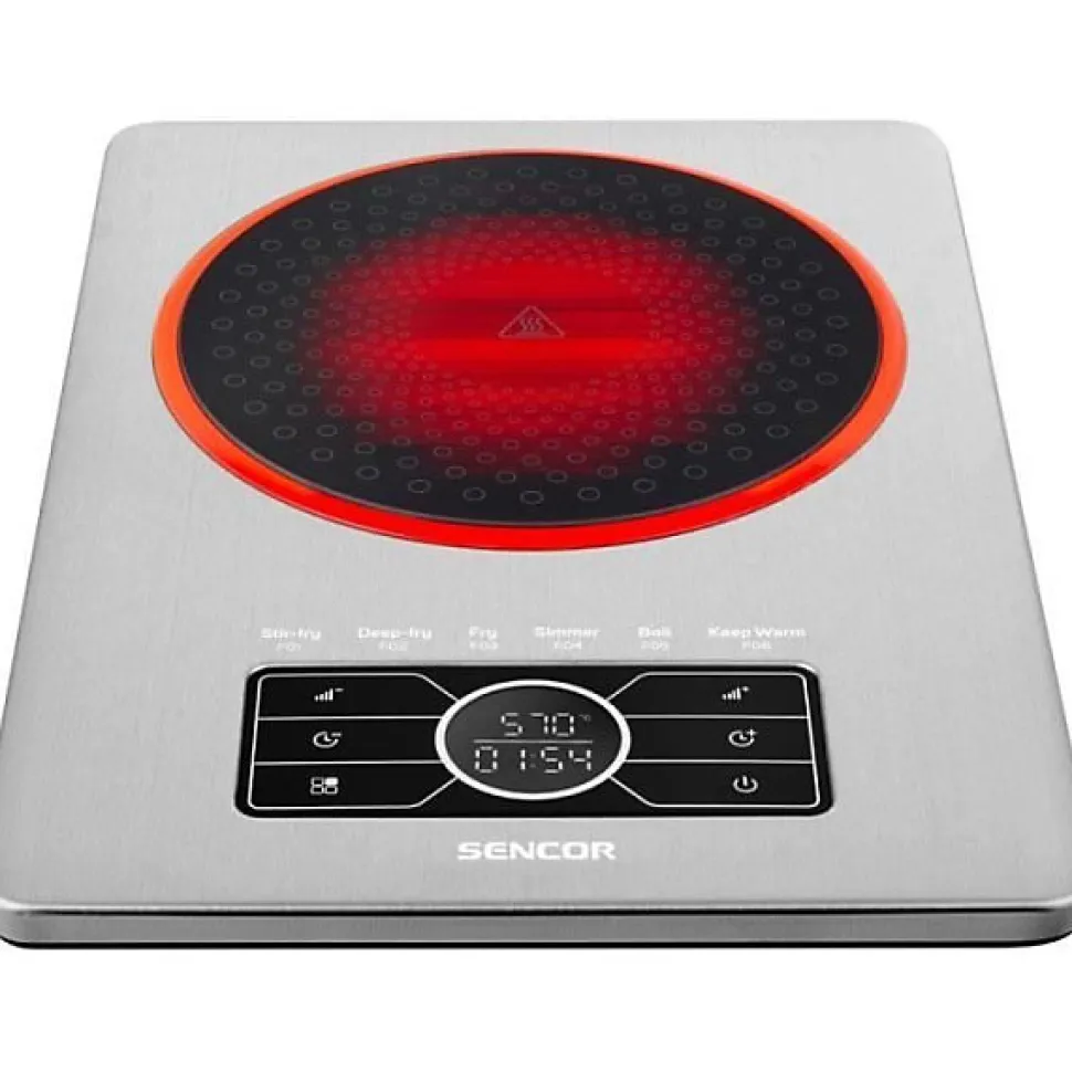 Plaque de Cuisson - Mobile Electrique Plaque chauffante en vitrocéramique - Sencor - SCP 5010SS