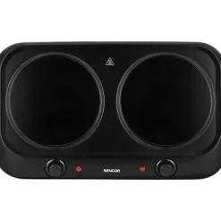 Plaque de Cuisson - Mobile Electrique Plaque de cuisson infrarouge - SENCOR - SCP 2263BK - 2400 W - 2 foyers - Noir