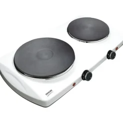 Plaque de Cuisson - Mobile Electrique Plaque de cuisson électrique - SENCOR - SCP 2253WH-EUE4 - 2500 W - 2 foyers - Blanc