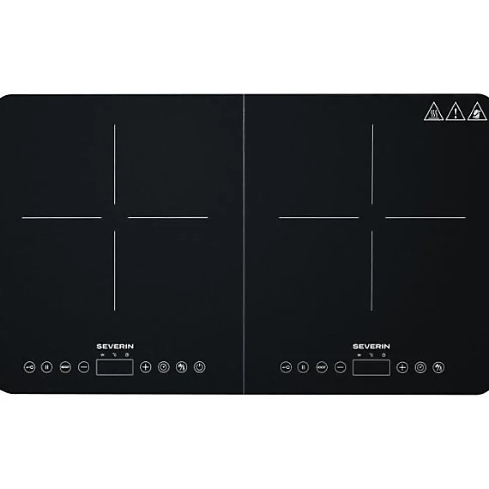 Plaque de Cuisson - Mobile Electrique SEVERIN - DK9194 - 2 foyers - 10 niveaux de puissance - 3400W