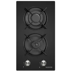 Plaque de Cuisson - Table a GAZ Domino gaz OCEANIC - Verre - Noir