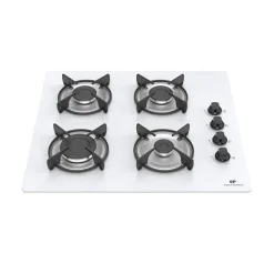 Plaque de Cuisson - Table a GAZ Table 4 foyers CONTINENTAL EDISON - Gaz verre blanc