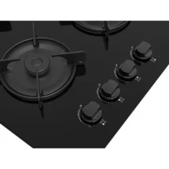 Plaque de Cuisson - Table a GAZ Table 4 foyers CONTINENTAL EDISON - Gaz - Verre noir