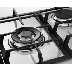 Plaque de Cuisson - Table a GAZ ELECTROLUX KGS7536SX - encastrable - 5 foyers - L 75 x P52cm - Inox - Grilles en fonte