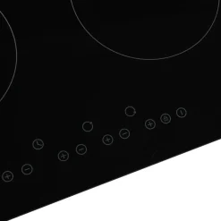 Plaque de cuisson Céramique 4 brûleurs Contrôle tactile 6600 W