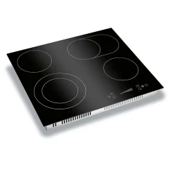 Plaque de cuisson en vitrocéramique 4 feux avec double zone encastrable Bomann EBK7941