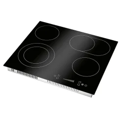 Plaque de cuisson en vitrocéramique 4 feux avec double zone encastrable Bomann EBK7941