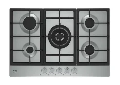 Plaque de cuisson gaz beko 5 foyers 2900 W 75 cm
