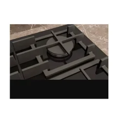 Plaque de cuisson gaz 60cm 4 feux 8000w noir Siemens EP6A6PI40 iq500