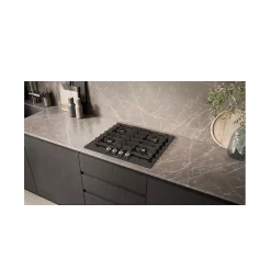 Plaque de cuisson gaz 60cm 4 feux 8000w noir Siemens EP6A6PI40 iq500