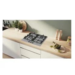 Plaque de cuisson gaz 60cm 3 feux 8000w Bosch PCC6A5I90 série 6