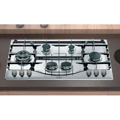 Plaque de cuisson gaz hotpoint 6 foyers 3250 W 87 cm