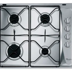 Plaque de cuisson gaz whirlpool 4 foyers 58 cm