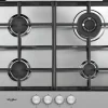 Plaque de cuisson gaz whirlpool integre 4 foyers 7800 W 58 cm