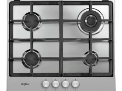 Plaque de cuisson gaz whirlpool integre 4 foyers 7800 W 58 cm