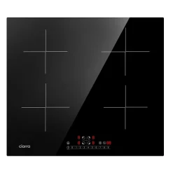 Plaque de cuisson induction 4 foyers 7200W L59xP52cm 9 puissance booster minuterie tactile Ciarra CD4BBIH
