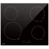 PLAQUE DE CUISSON INDUCTION 4 FOYERS - 6800 W - MINUTEUR - BELDEKO