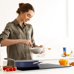 Plaque de cuisson induction 3 foyers 5600W L59xP52cm 9 niveaux de puissance minuterie individuelle Ciarra CD3BIH-C