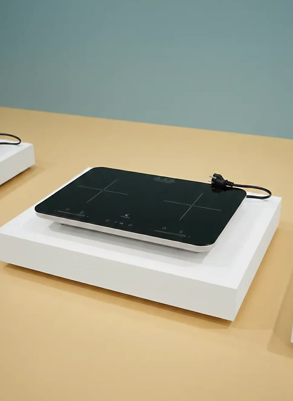 Plaque de cuisson induction double 3600W portable, 2 foyers indépendants, silencieuse, nomade