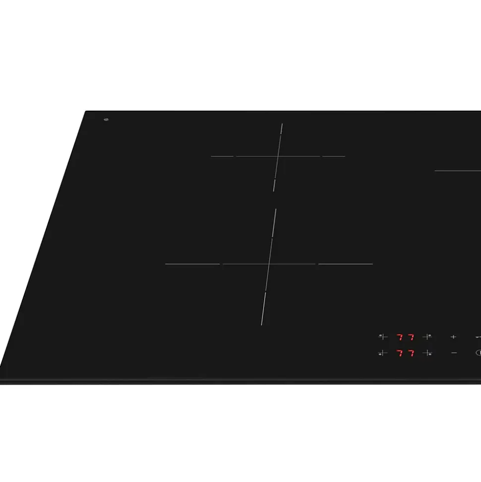 Plaque de cuisson induction 4 foyers - coloris noir - l.75 x P.51 x H.5,6 cm - Smeg SI2741D