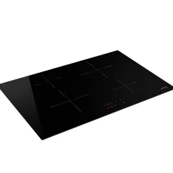 Plaque de cuisson induction 4 foyers - coloris noir - l.75 x P.51 x H.5,6 cm - Smeg SI2741D