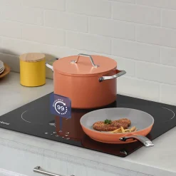 Plaque de cuisson induction 4 foyer 6000W L59xP52cm 9 niveaux de puissance commande tactile Ciarra CD4BIH-D