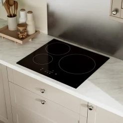 Plaque de cuisson induction 3 foyers - coloris noir - l.59 x P.52 x H.6,2 cm NN3ZID60EU