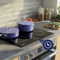 Plaque de cuisson induction 4 Foyers 6000W L59xP52cm commande tactile minuteur 9 niveaux Ciarra CABBIH4-E