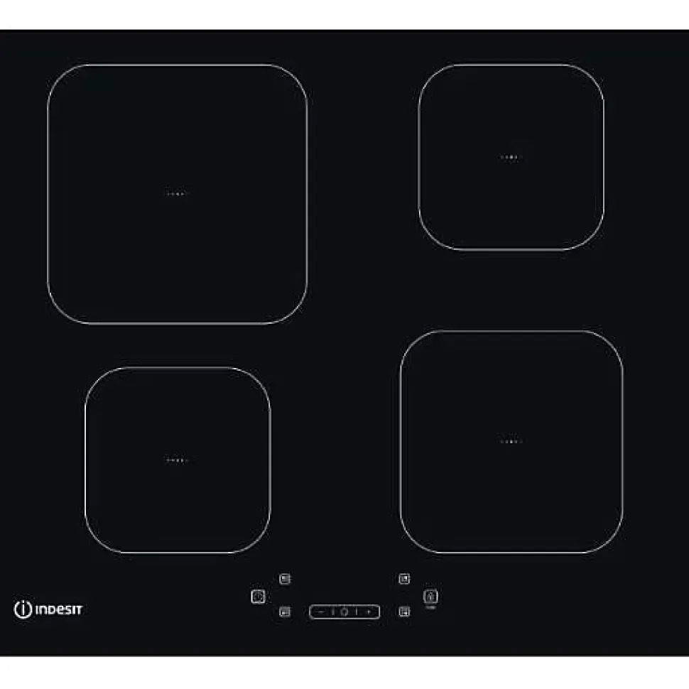 Plaque de cuisson induction indesit is83q60ne 4 foyers 7200 W 59 cm