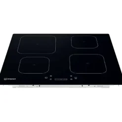 Plaque de cuisson induction indesit is83q60ne 4 foyers 7200 W 59 cm