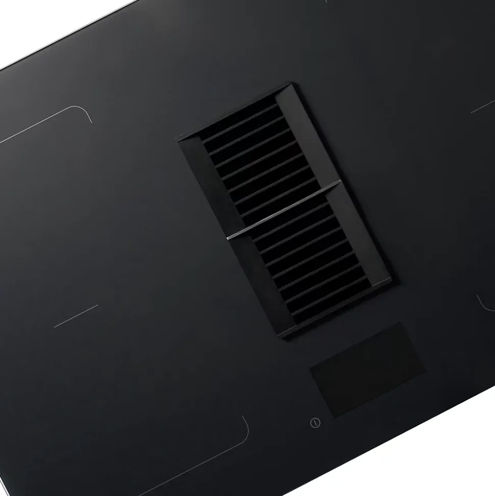 Plaque de cuisson induction 4 foyers GoodHome coloris gris anthracite l. 77 x P. 52 x H. 25 cm