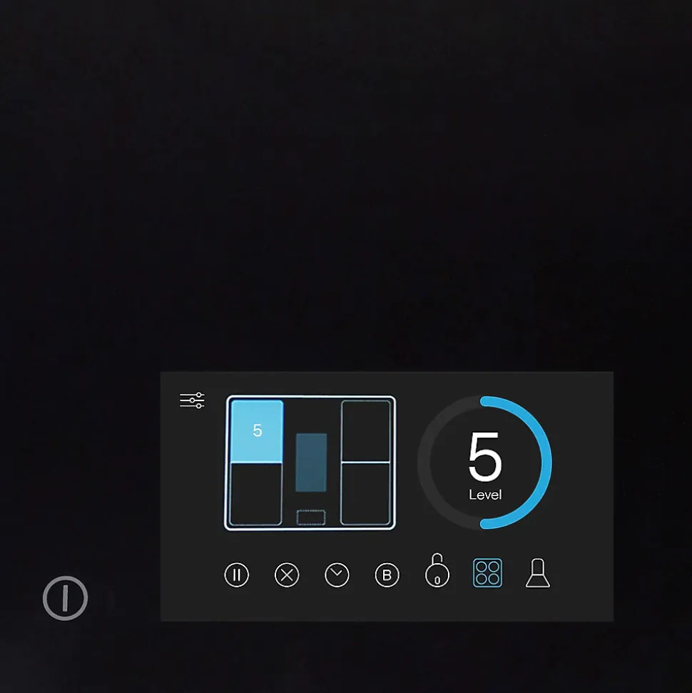 Plaque de cuisson induction 4 foyers GoodHome coloris gris anthracite l. 77 x P. 52 x H. 25 cm