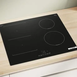Plaque de cuisson induction 4 foyers - coloris noir - l.59,2 x P.52,2 x H.5,1 cm - Bosch PVS611BB6E