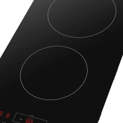 Plaque de cuisson induction 2 foyers - coloris noir - l.28,8 x P.52 x H.5,9 cm NN2ZID30EU