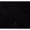 Plaque de cuisson induction 4 foyers Beko coloris noir l.58 x P.51 x H.5,2 cm