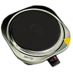 Plaque de cuisson électrique CR6510 - 1 feu noir - 1500W - 185 mm -Pieds antidérapants CR6510