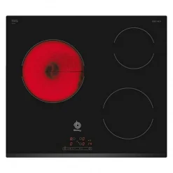 Plaque de cuisson vitroceramique balay 3 foyers 5700 W 52.2 cm