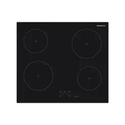 Plaque de cuisson vitrocéramique - DAEWOO - 4 foyers - 60 cm - BH6VTF27BNM - Noir